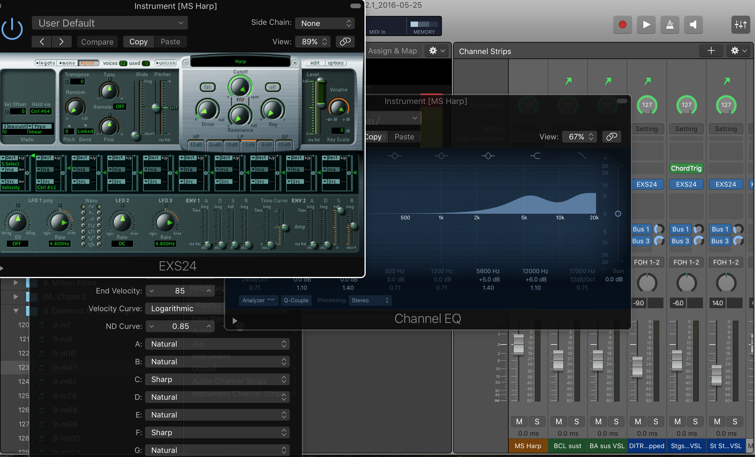 Synthesizer Programming for Broadway